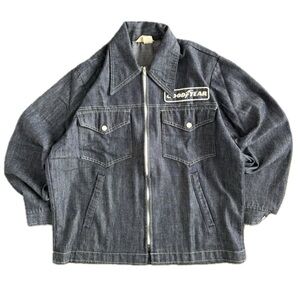 Vintage Good Year Racing Denim Lightweight Jacket